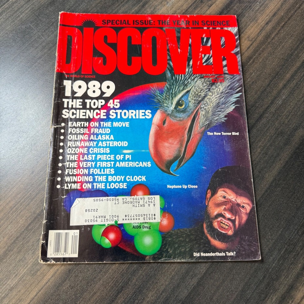 Discover Magazine 1989 Special Issue The Year in Science Top‎ 45 Stories